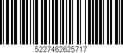 Código de barras (EAN, GTIN, SKU, ISBN): '5227462625717'