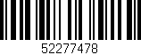 Código de barras (EAN, GTIN, SKU, ISBN): '52277478'