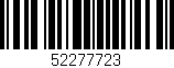 Código de barras (EAN, GTIN, SKU, ISBN): '52277723'