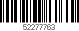 Código de barras (EAN, GTIN, SKU, ISBN): '52277763'