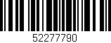 Código de barras (EAN, GTIN, SKU, ISBN): '52277790'