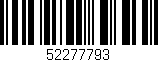Código de barras (EAN, GTIN, SKU, ISBN): '52277793'