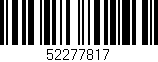 Código de barras (EAN, GTIN, SKU, ISBN): '52277817'