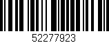 Código de barras (EAN, GTIN, SKU, ISBN): '52277923'