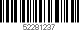 Código de barras (EAN, GTIN, SKU, ISBN): '52281237'