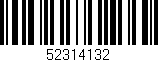 Código de barras (EAN, GTIN, SKU, ISBN): '52314132'