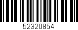 Código de barras (EAN, GTIN, SKU, ISBN): '52320854'