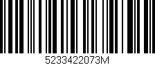 Código de barras (EAN, GTIN, SKU, ISBN): '5233422073M'