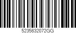 Código de barras (EAN, GTIN, SKU, ISBN): '5235632072GG'