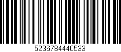 Código de barras (EAN, GTIN, SKU, ISBN): '5236784440533'