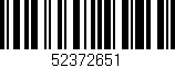 Código de barras (EAN, GTIN, SKU, ISBN): '52372651'
