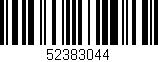 Código de barras (EAN, GTIN, SKU, ISBN): '52383044'