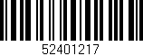 Código de barras (EAN, GTIN, SKU, ISBN): '52401217'