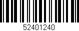 Código de barras (EAN, GTIN, SKU, ISBN): '52401240'