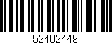 Código de barras (EAN, GTIN, SKU, ISBN): '52402449'