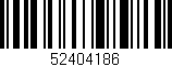 Código de barras (EAN, GTIN, SKU, ISBN): '52404186'