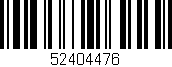 Código de barras (EAN, GTIN, SKU, ISBN): '52404476'