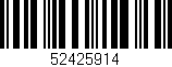 Código de barras (EAN, GTIN, SKU, ISBN): '52425914'