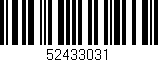 Código de barras (EAN, GTIN, SKU, ISBN): '52433031'