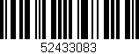 Código de barras (EAN, GTIN, SKU, ISBN): '52433083'