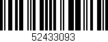 Código de barras (EAN, GTIN, SKU, ISBN): '52433093'