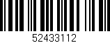 Código de barras (EAN, GTIN, SKU, ISBN): '52433112'