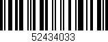 Código de barras (EAN, GTIN, SKU, ISBN): '52434033'