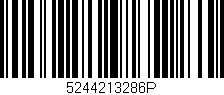 Código de barras (EAN, GTIN, SKU, ISBN): '5244213286P'