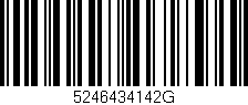 Código de barras (EAN, GTIN, SKU, ISBN): '5246434142G'