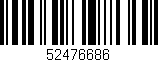 Código de barras (EAN, GTIN, SKU, ISBN): '52476686'