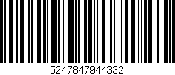 Código de barras (EAN, GTIN, SKU, ISBN): '5247847944332'