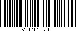 Código de barras (EAN, GTIN, SKU, ISBN): '5248101142389'