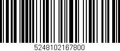 Código de barras (EAN, GTIN, SKU, ISBN): '5248102167800'