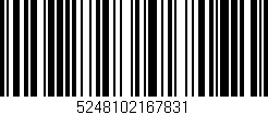 Código de barras (EAN, GTIN, SKU, ISBN): '5248102167831'