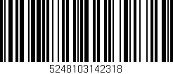 Código de barras (EAN, GTIN, SKU, ISBN): '5248103142318'