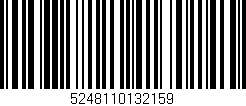 Código de barras (EAN, GTIN, SKU, ISBN): '5248110132159'