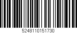 Código de barras (EAN, GTIN, SKU, ISBN): '5248110151730'