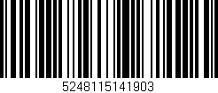 Código de barras (EAN, GTIN, SKU, ISBN): '5248115141903'