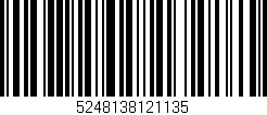 Código de barras (EAN, GTIN, SKU, ISBN): '5248138121135'