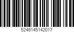 Código de barras (EAN, GTIN, SKU, ISBN): '5248145142017'