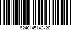 Código de barras (EAN, GTIN, SKU, ISBN): '5248145142420'