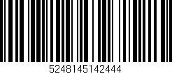 Código de barras (EAN, GTIN, SKU, ISBN): '5248145142444'