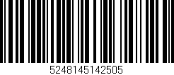 Código de barras (EAN, GTIN, SKU, ISBN): '5248145142505'