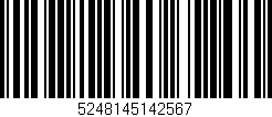 Código de barras (EAN, GTIN, SKU, ISBN): '5248145142567'