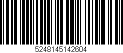 Código de barras (EAN, GTIN, SKU, ISBN): '5248145142604'