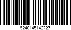 Código de barras (EAN, GTIN, SKU, ISBN): '5248145142727'