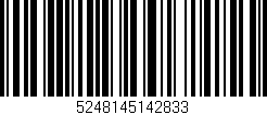 Código de barras (EAN, GTIN, SKU, ISBN): '5248145142833'