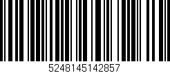 Código de barras (EAN, GTIN, SKU, ISBN): '5248145142857'