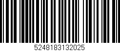 Código de barras (EAN, GTIN, SKU, ISBN): '5248183132025'