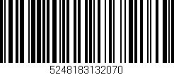 Código de barras (EAN, GTIN, SKU, ISBN): '5248183132070'